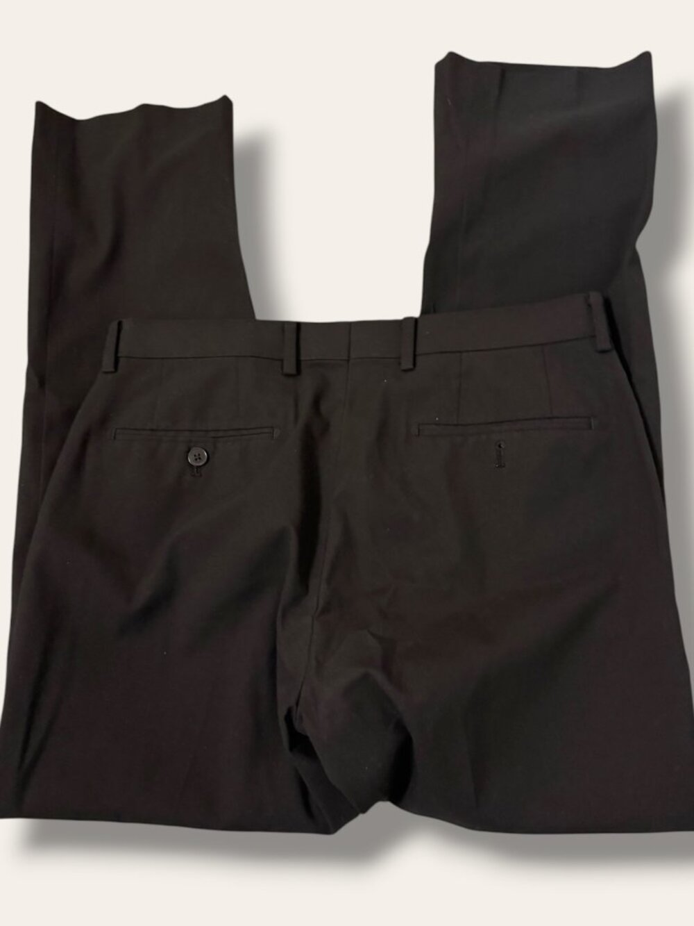 Calvin Klein Pants Mens 32x30 Black Dress Flat Front Straight Leg Chino Business